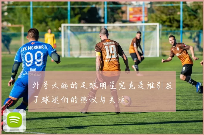 外号大狗的足球明星究竟是谁引发了球迷们的热议与关注