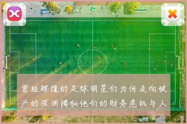 曾经辉煌的足球明星们为何走向破产的深渊揭秘他们的财务危机与人生选择